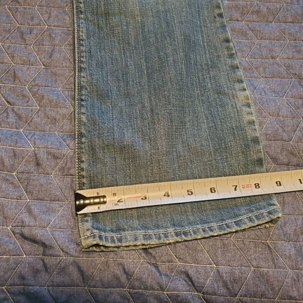 New Gap Girls Size 14 Plus Distressed Straight Slight Flare Jeans Flap Pockets